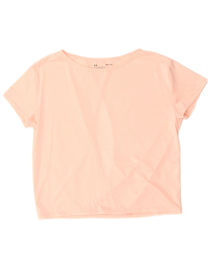 Camicetta ampia da donna Under Armour, taglia UK 10, piccola, rosa, in poliestere