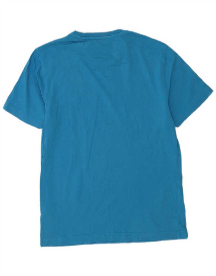 T-shirt da uomo Pinguino Top piccola in cotone blu