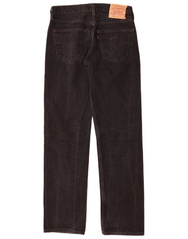 Levi's Uomo 501 Jeans dritti W31 L32 Cotone Nero