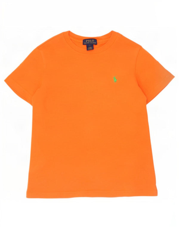Polo Ralph Lauren T-Shirt-Oberteil für Jungen, 5–6 Jahre, Orange, Baumwolle