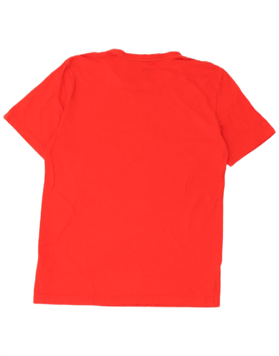 Puma Herren Grafik-T-Shirt-Oberteil aus mittelroter Baumwolle