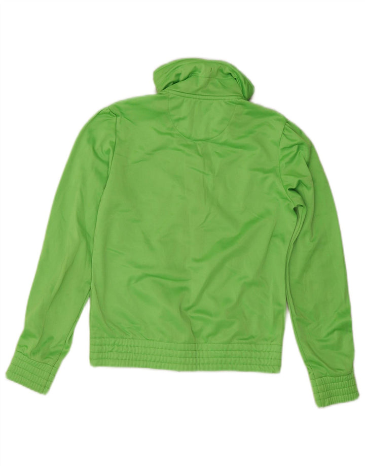 Diadora Boys Graphic Tracksuit Top Jacket 11-12 Years XL Green Polyester