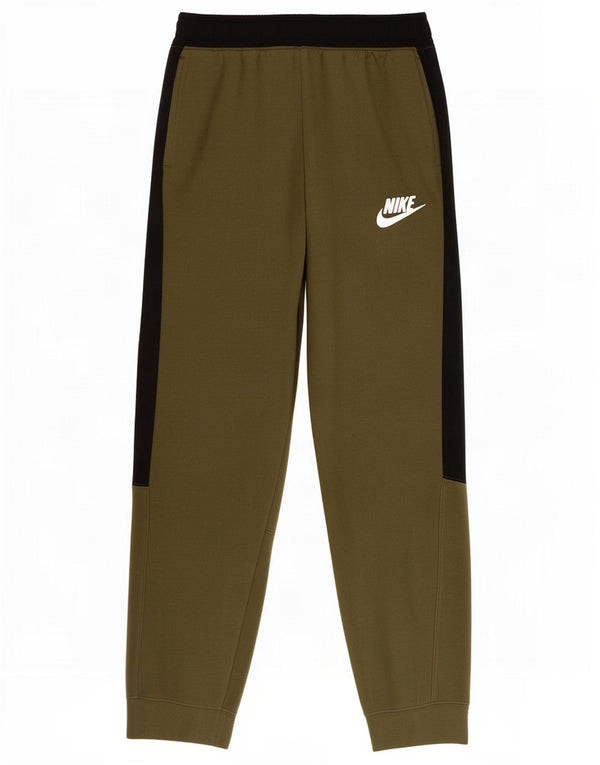 Nike Drenge træningsdragt Bukser Joggers 13-14 år XL Khaki Colourblock
