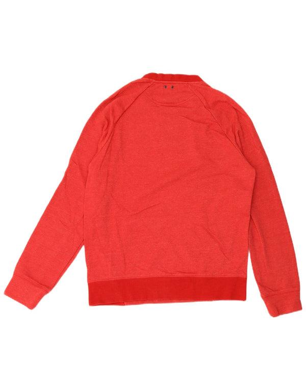 Converse Mens Sweatshirt Jumper Small Red Cotton
