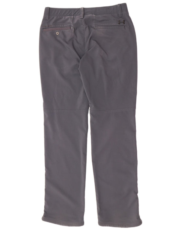 Calça Chino Regular Masculina Under Armour W34 L34 Cinza Poliéster