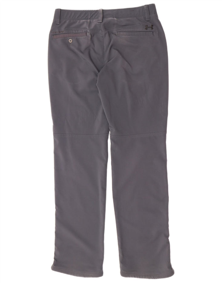 Calça Chino Regular Masculina Under Armour W34 L34 Cinza Poliéster
