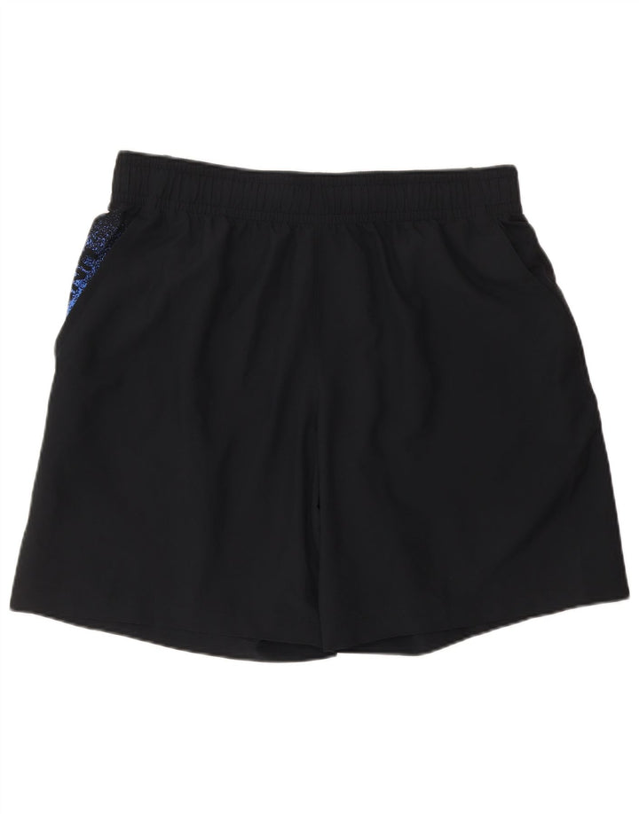 UNDER ARMOUR Mens Graphic Sport Shorts Large Black Polyester