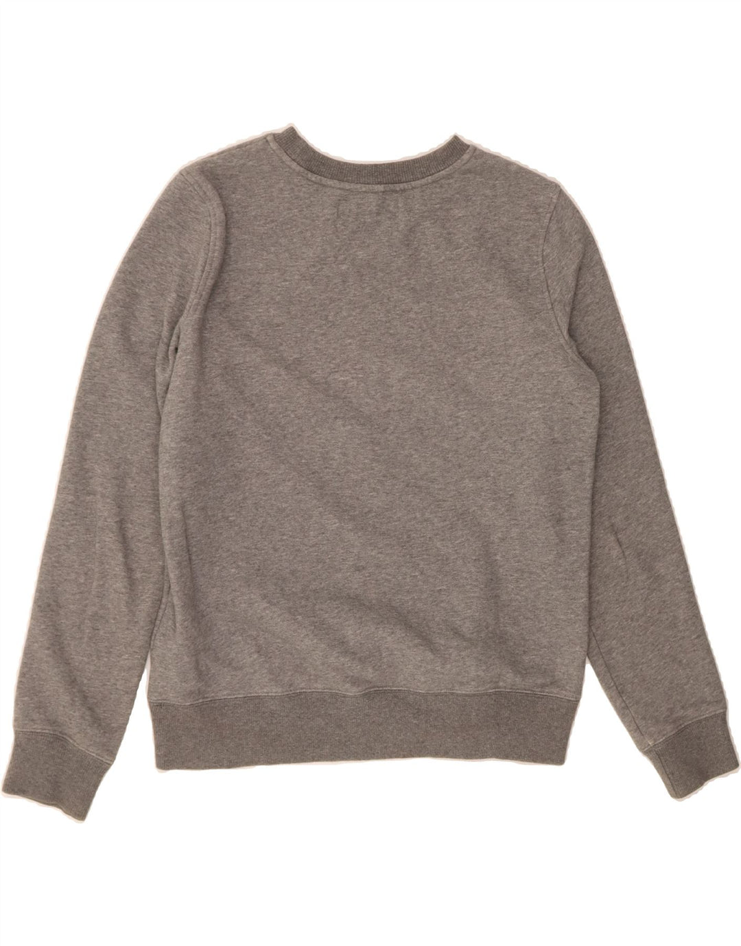 CALVIN KLEIN JEANS Womens Graphic Sweatshirt Jumper UK 14 Medium Grey Vintage Calvin Klein Jeans and Second-Hand Calvin Klein Jeans from Messina Hembry 