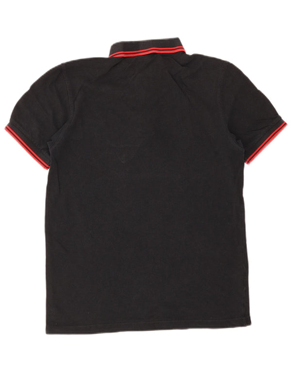 Polo Fred Perry Hombre Pequeño Algodón A Rayas Negro