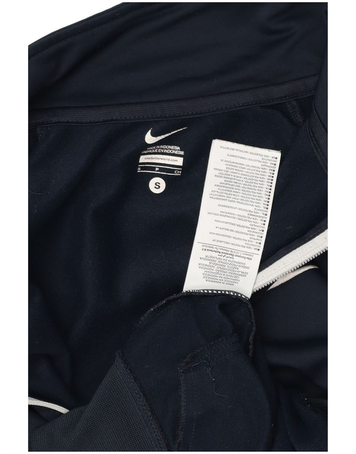 NIKE Træningsdragt til mænd, topjakke, lille marineblå colourblock polyester