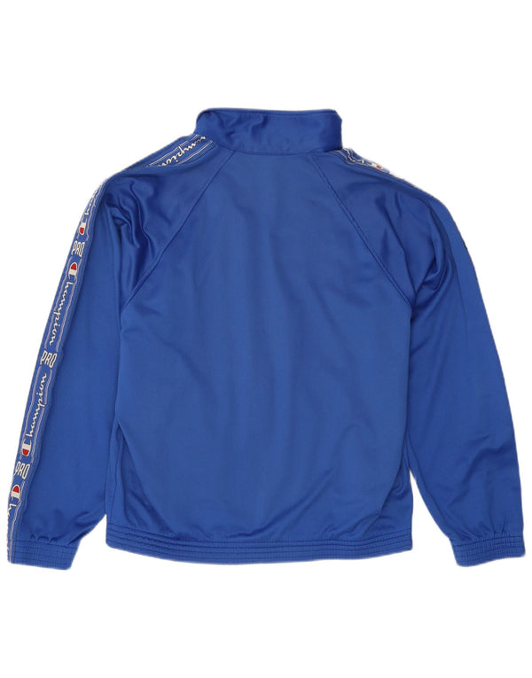 Ανδρική φόρμα Champion Graphic Top Jacket Medium Blue Colourblock