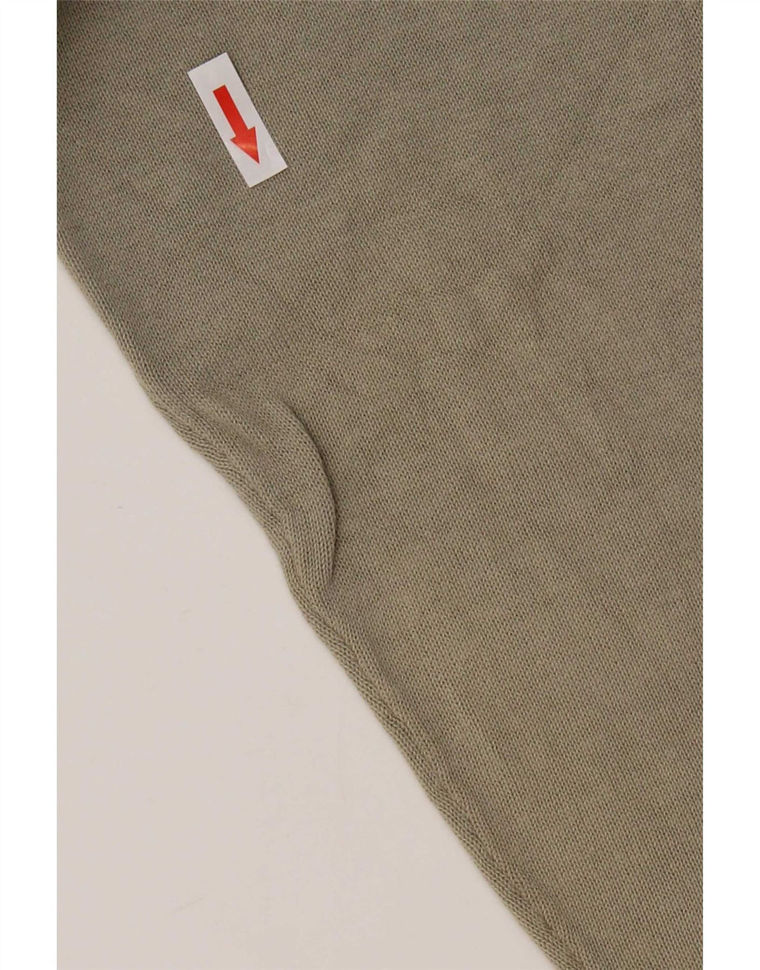 Tommy Hilfiger Mens Crew Neck Jumper Sweater Medium Khaki Cotton