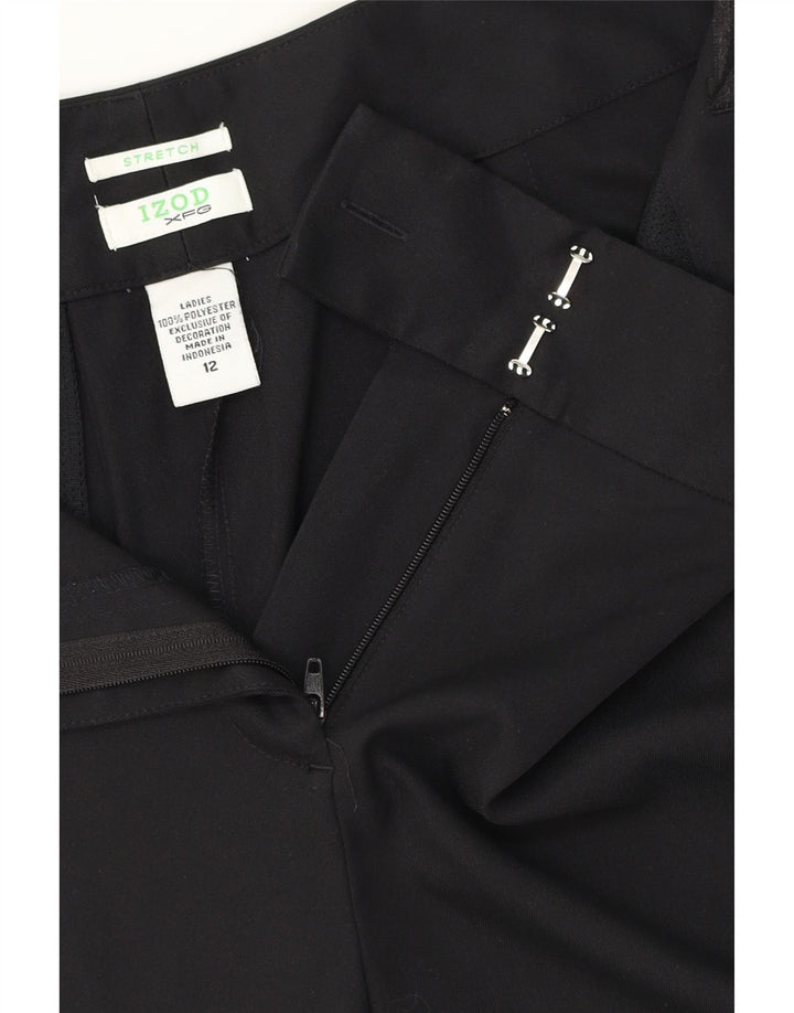 IZOD Womens Chino Shorts US 12 Large W34 Black Polyester Vintage Izod and Second-Hand Izod from Messina Hembry 