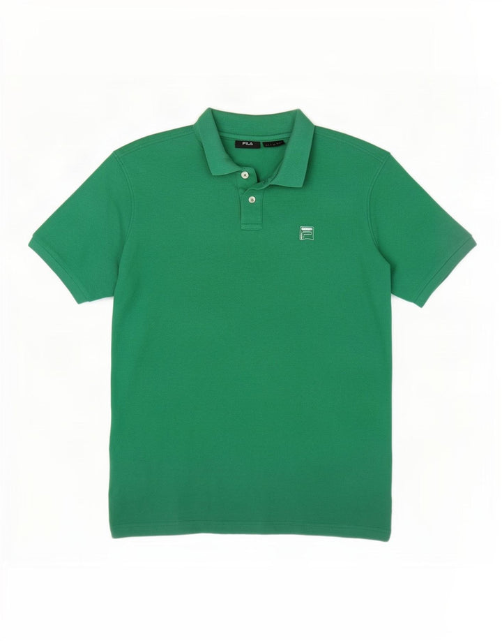 Fila Polo Homme Grand Vert Coton