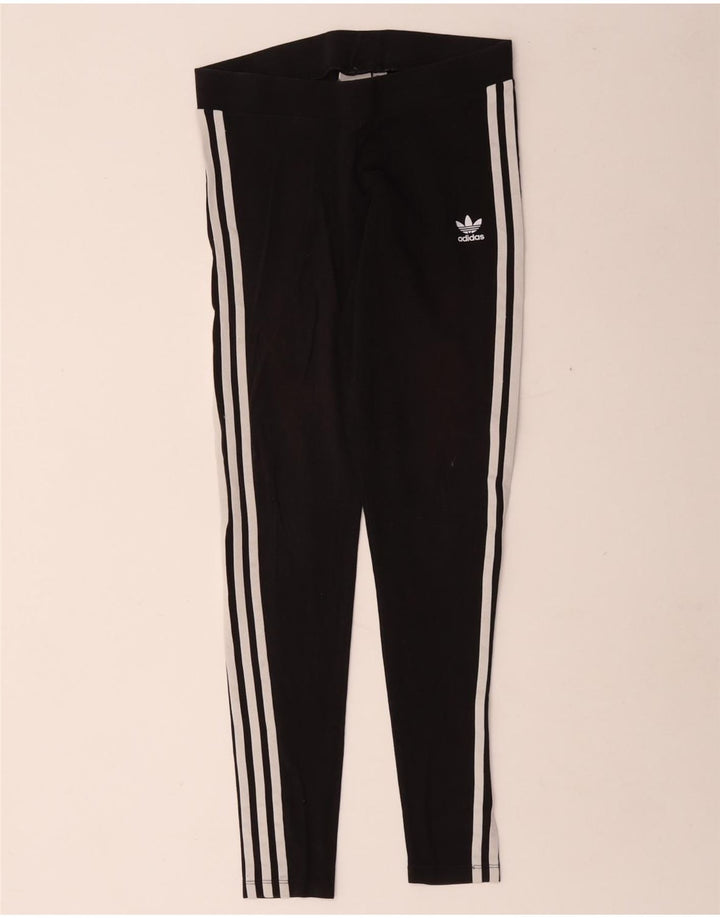 Legginsy Damskie Adidas UK 12 Średni Czarny