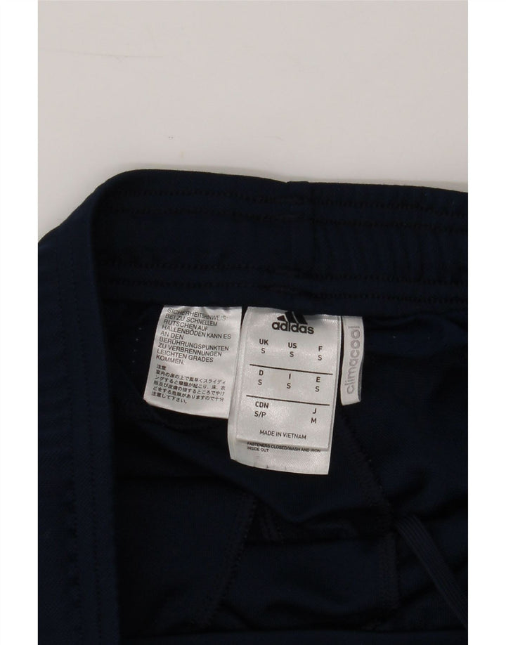 ADIDAS Mens Climacool Tracksuit Trousers Small  Navy Blue Polyester Vintage Adidas and Second-Hand Adidas from Messina Hembry 
