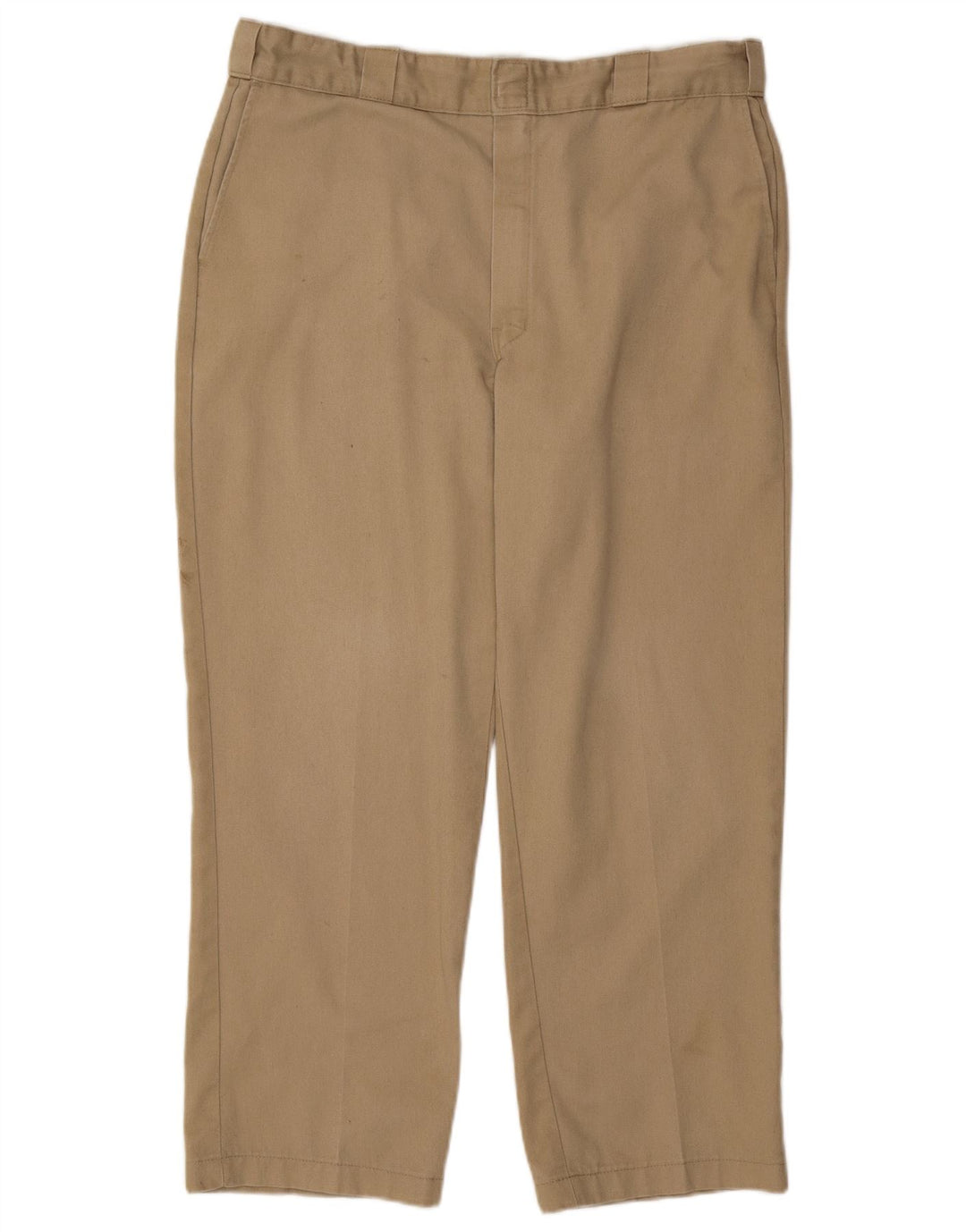 Dickies Mens Straight Chino Trousers W36 L28 Beige