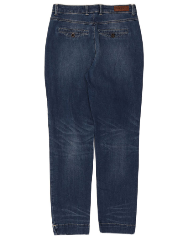 Jeans slim da donna Benetton UK 8 piccoli W26 L27 cotone blu
