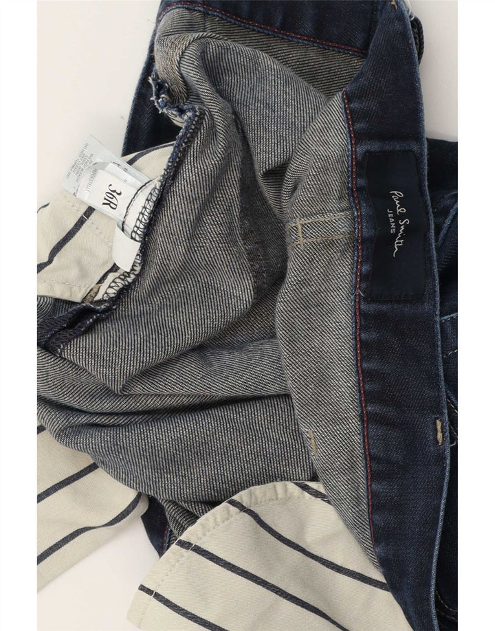 Paul Smith Mens Slim Jeans W36 L30 Navy Blue Cotton