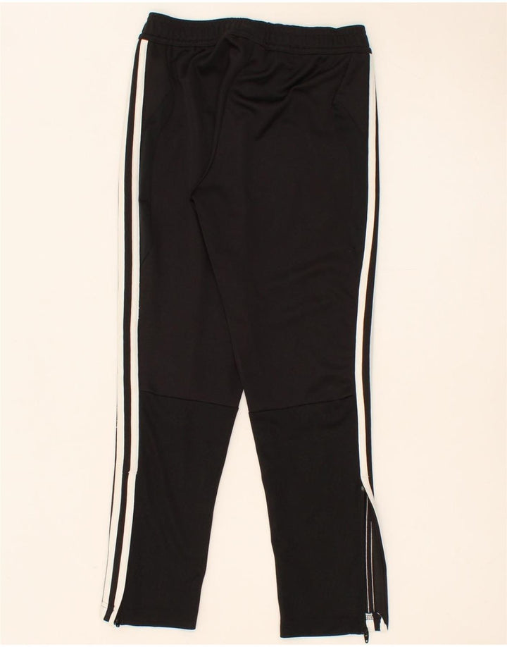 ADIDAS Boys Graphic Tracksuit Trousers 9-10 Years  Black Polyester Vintage Adidas and Second-Hand Adidas from Messina Hembry 