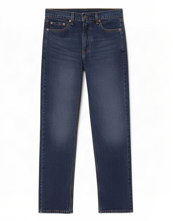 Jeans dritti da uomo Levi's 505 vestibilità regolare W30 L32 cotone blu navy