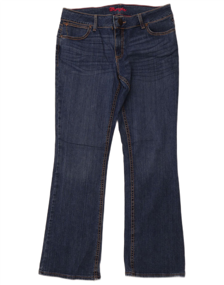 WRANGLER Womens Bootcut Jeans US 11/12 Large W32 L32  Blue Cotton