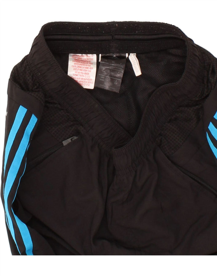 ADIDAS Boys Climacool Sport Shorts 11-12 Years Black Polyester Vintage Adidas and Second-Hand Adidas from Messina Hembry 