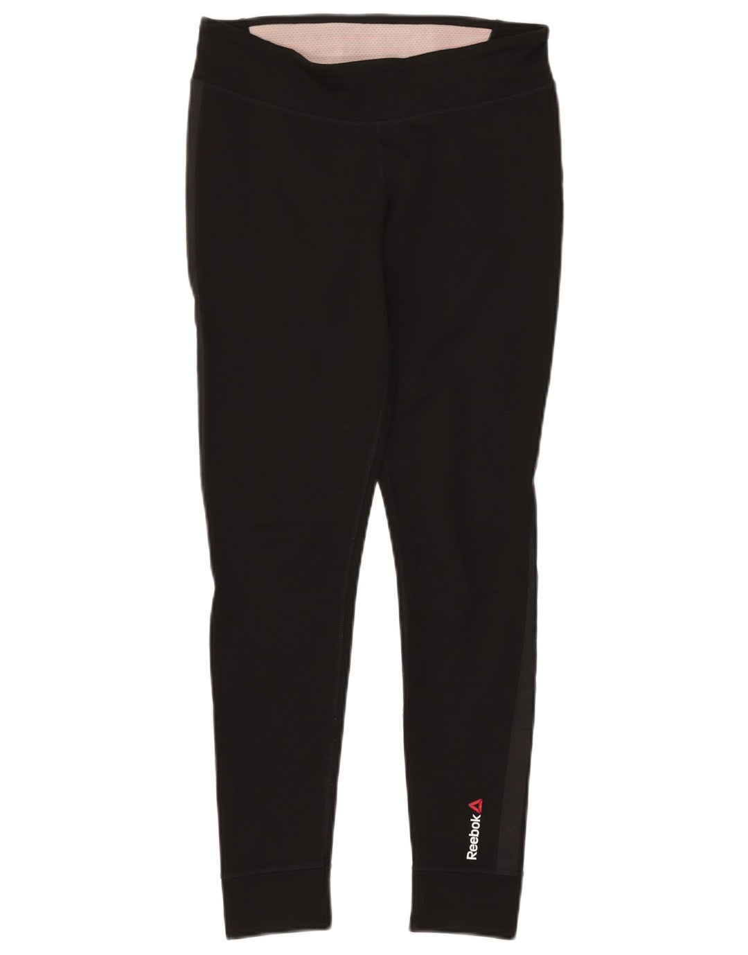 REEBOK Womens Leggings UK 8/10 Small  Black