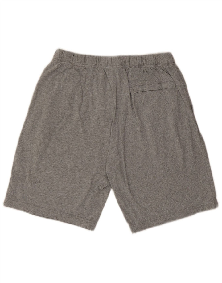 NIKE Mens Sport Shorts Large  Grey Cotton