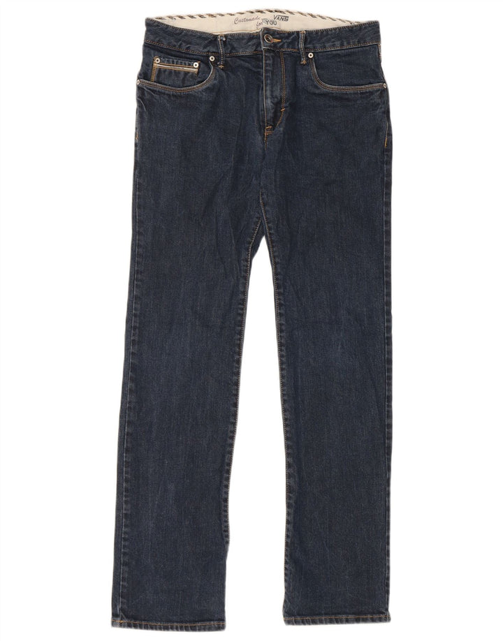 Vans Mens Straight Jeans W29 L30 Navy Blue Cotton