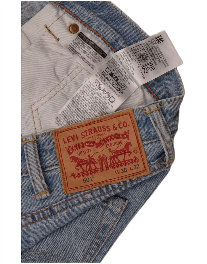 Levi's Jean Droit 501 Homme Bleu W38 L29 Coton