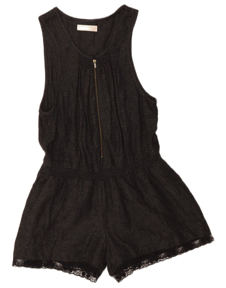 Zara Girls Sleeveless Playsuit 11-12 Years Black