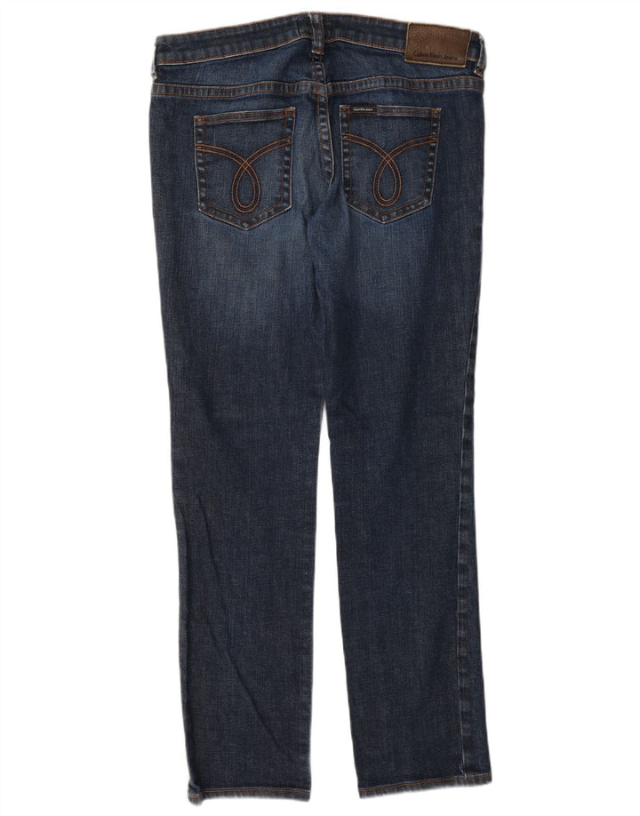 Jeans slim da donna Calvin Klein W34 L30 Blu
