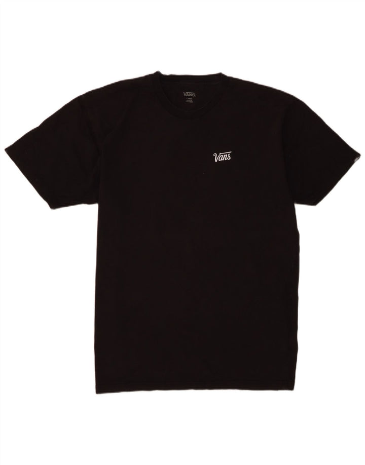 Tricou pentru bărbați Vans Top mare din bumbac negru
