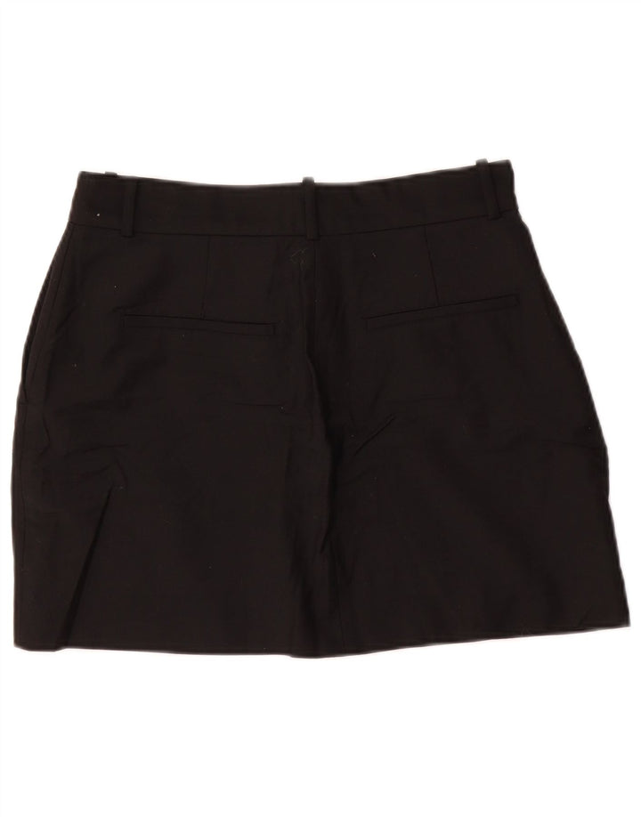 ZARA Womens Mini Skirt Medium W28  Black Polyester