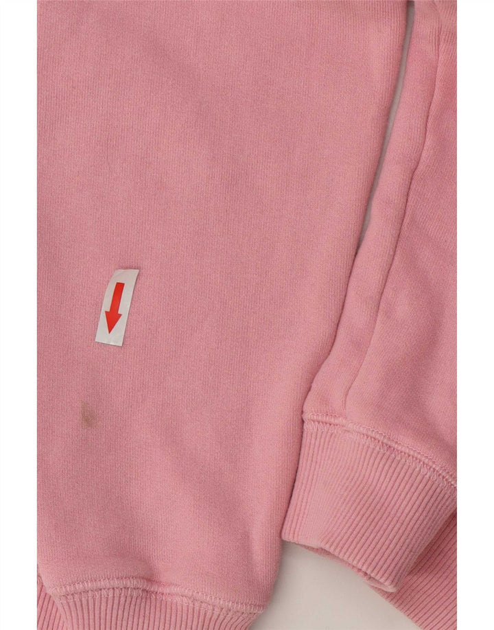 Jack Wills Womens Oversized Sweatshirt Jumper UK 8 Small Pink Cotton