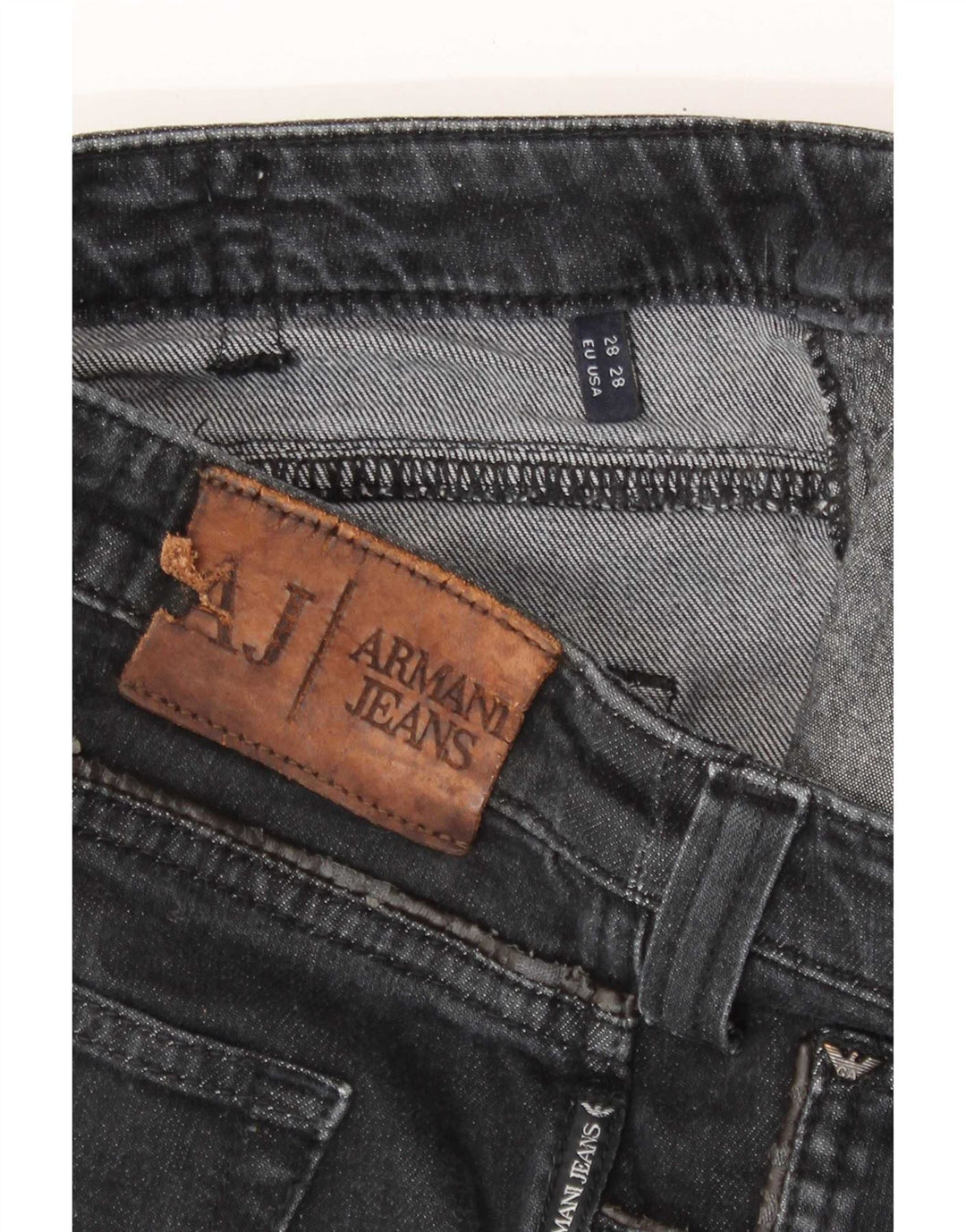 Женские прямые джинсы Armani W28 L28 Серые