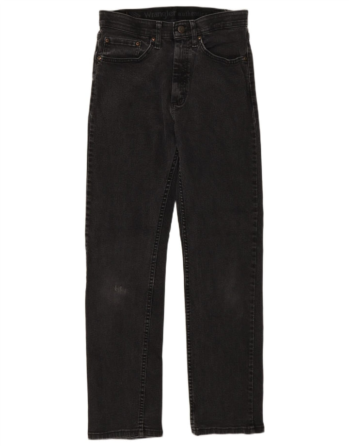 Wrangler Mens Straight Jeans W28 L30 Grey Cotton