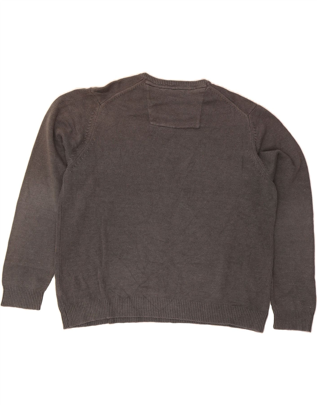 IZOD Mens V-Neck Jumper Sweater 2XL Grey Vintage Izod and Second-Hand Izod from Messina Hembry 