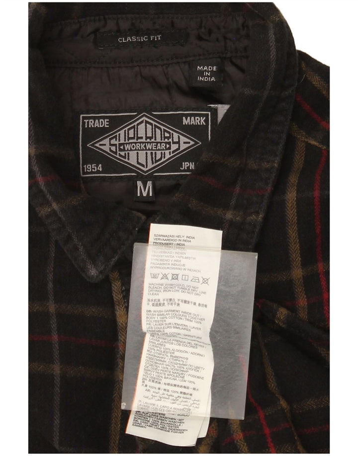 Superdry Mens Classic Fit Flannel Shirt Medium Multicoloured Check