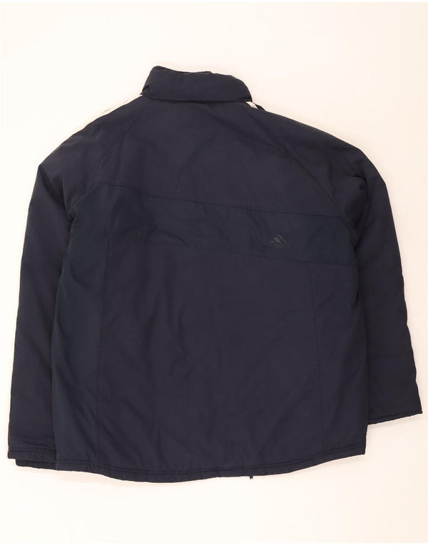 Giacca imbottita da uomo Adidas UK 42 XL poliestere blu navy