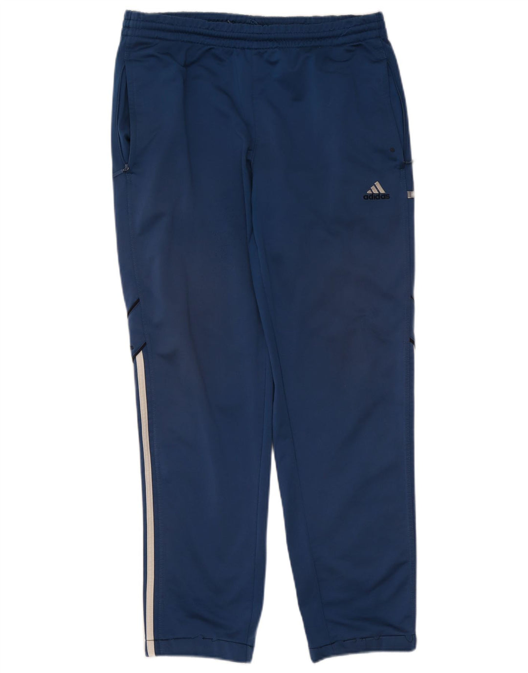 Adidas Mens Tracksuit Trousers Joggers Medium  Blue Polyester
