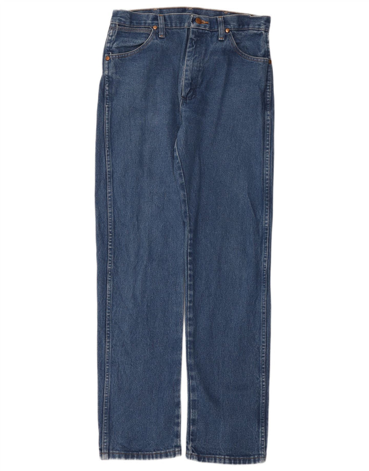 Wrangler Straight Jeans til mænd W32 L34 blå bomuld