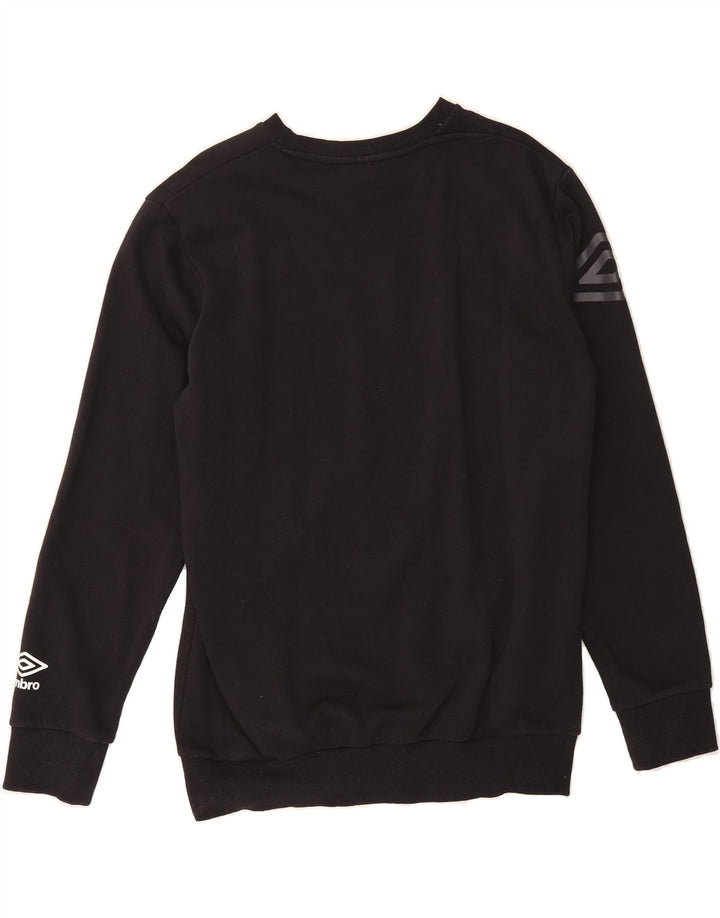 UMBRO Womens Graphic Sweatshirt Jumper UK 18 XL Black Vintage Umbro and Second-Hand Umbro from Messina Hembry 