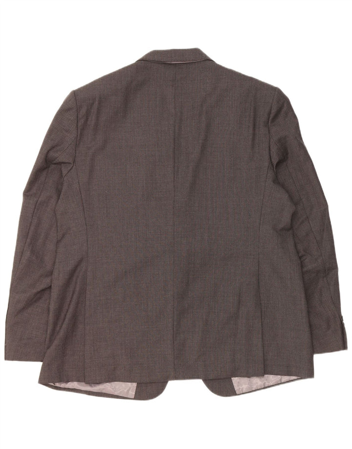 Giacca blazer a 2 bottoni vestibilità regolare da uomo Marks & Spencer UK 46 XL Grigia
