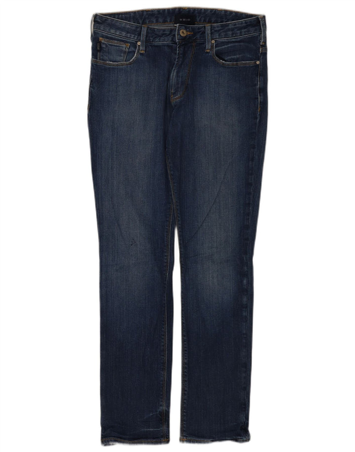 Armani Damen Slim Jeans W30 L30 Blau