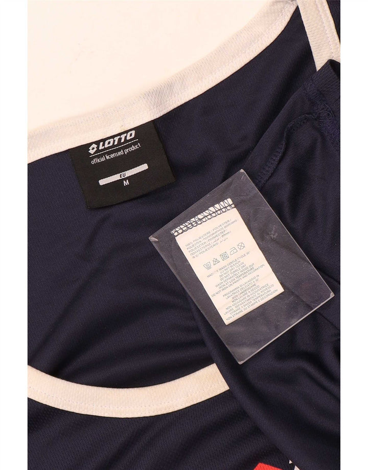 Lotto Mens Graphic Vest Top Medium Navy Blue Polyester