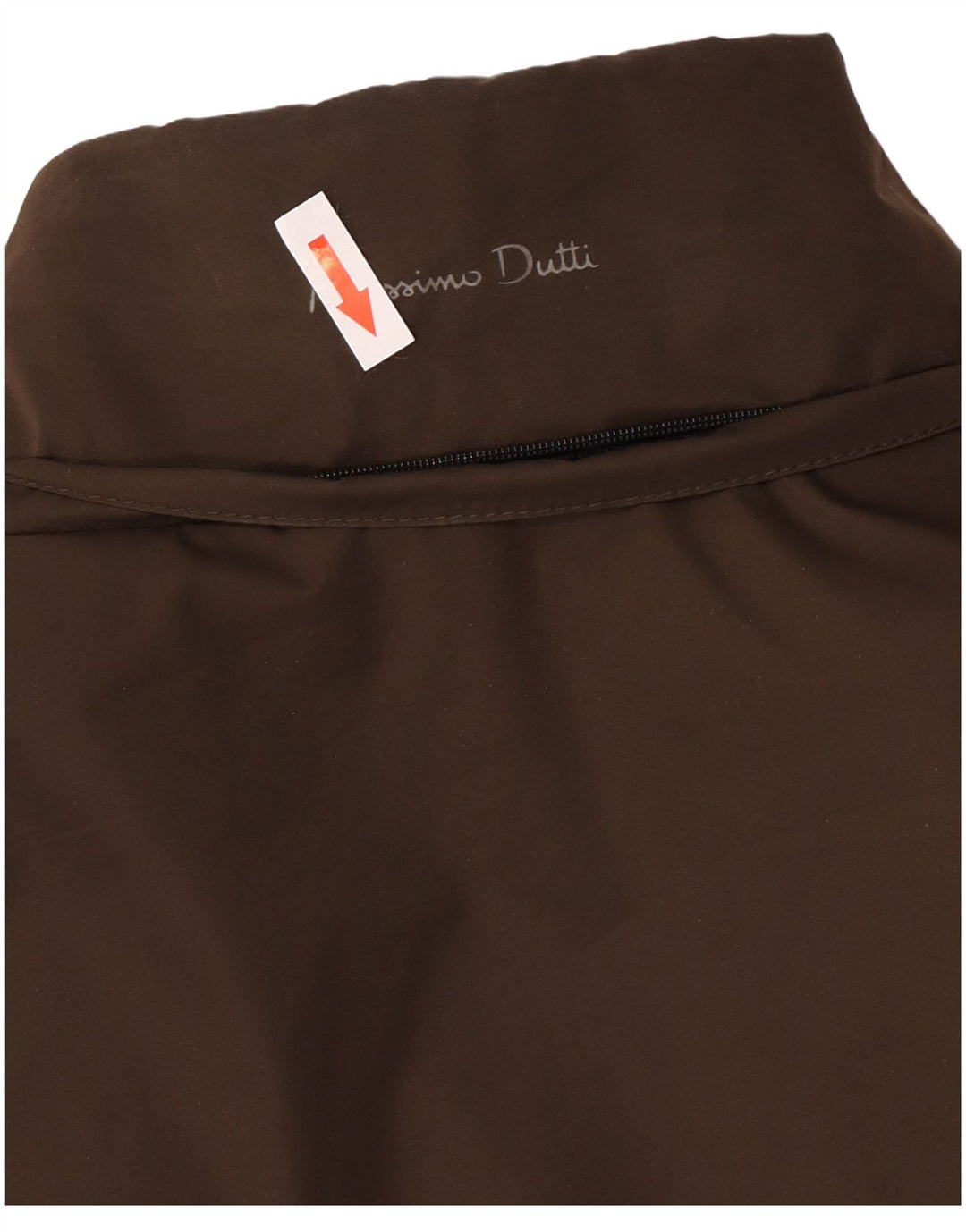 Massimo Dutti Herren Wattierte Jacke UK 42 XL Braun Polyester