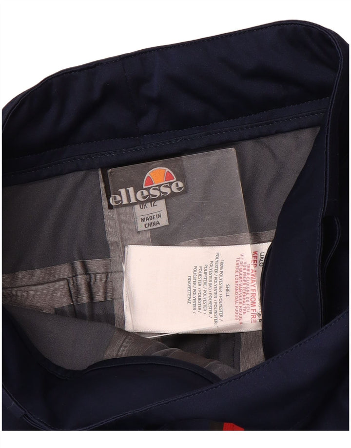 Pantaloni de vânt pentru femei Ellesse UK 12 Poliester mediu albastru bleumarin