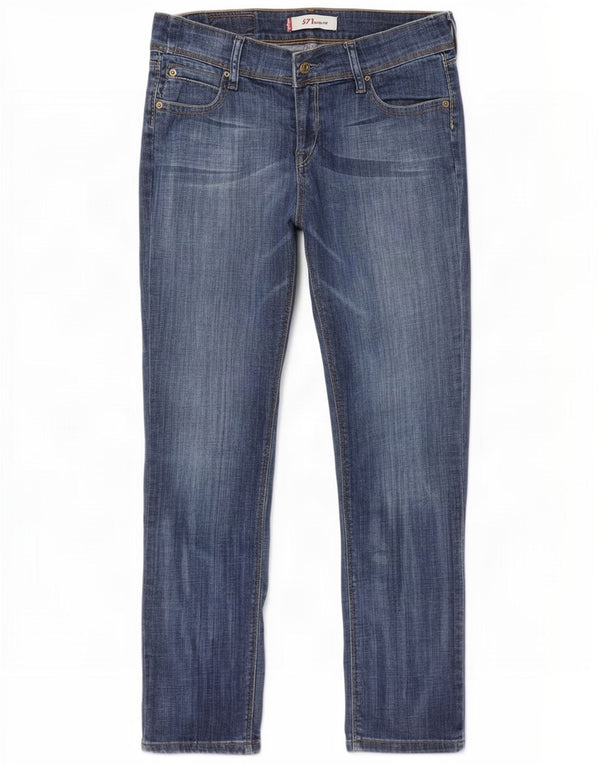 Damskie jeansy Levi's 571 Slim W31 L32 Niebieskie bawełniane
